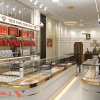 Thiết Kế Tiệm Vàng Minh Ngọc Tối Ưu Không Gian Trưng Bày 